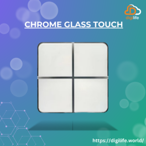 [Premium Touch] Chrome Glass Touch - White