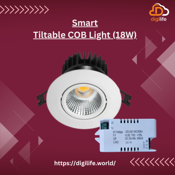 [Lighting] Smart Tiltable COB Light (18W)