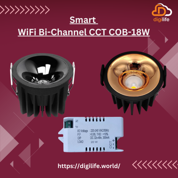 [Lighting] Smart WiFi Bi-Channel CCT COB-18W