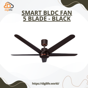 Smart BLDC Fan - 5 Blade (Black)