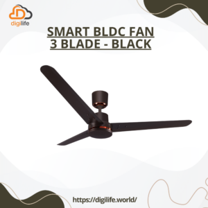 Smart BLDC Fan - 3 Blade (Black)