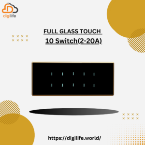 [FGT-6M] Full Glass Touch 10 Switch (2-20A)