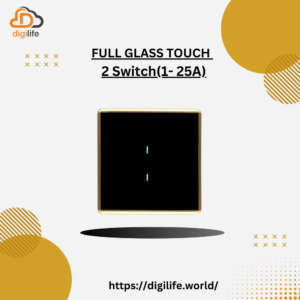 [FGT-2M] Full Glass Touch 2 Switch (1-25A)